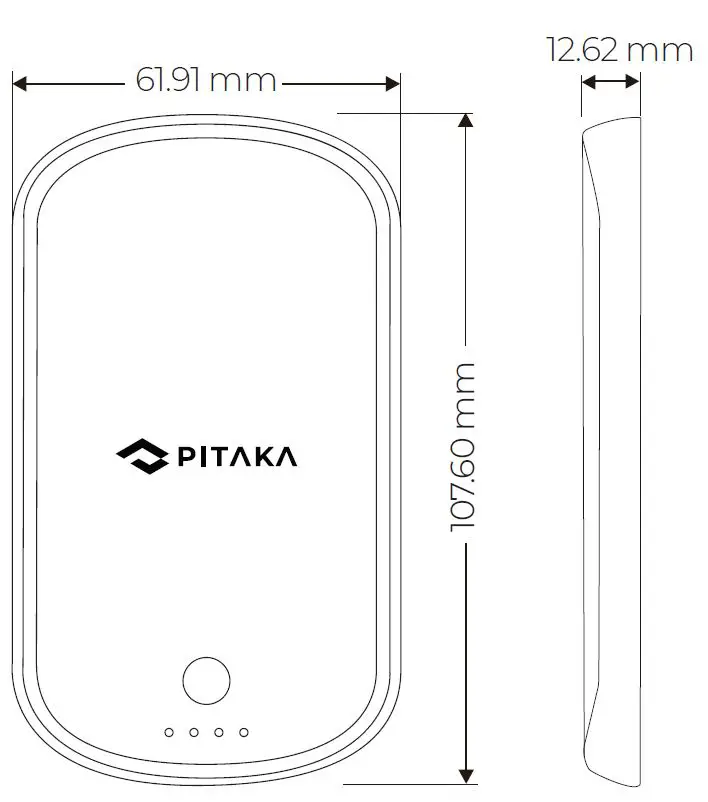 PITAKA MagEZ Juice 2 Wireless Charging Stand Dock Power Bank-fig12