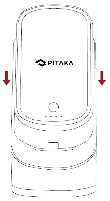 PITAKA MagEZ Juice 2 Wireless Charging Stand Dock Power Bank-fig6