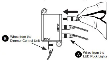 INLIGHT Low Voltage LED Puck Light Kit - Pre-Installation 7