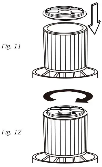 CRAFTSMAN 5 U.S. Gallon Wet Dry Vac - Fig. 11,12