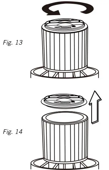 CRAFTSMAN 5 U.S. Gallon Wet Dry Vac - Fig. 13, 14