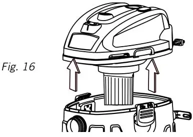 CRAFTSMAN 5 U.S. Gallon Wet Dry Vac - Fig. 16