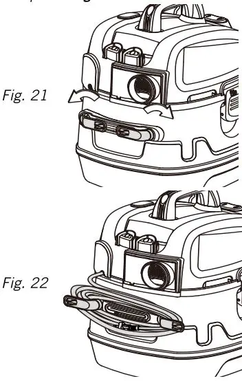 CRAFTSMAN 5 U.S. Gallon Wet Dry Vac - Fig. 21 & 22