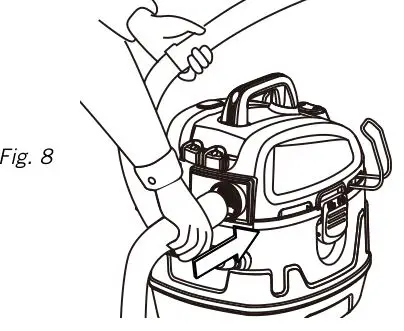 CRAFTSMAN 5 U.S. Gallon Wet Dry Vac - Fig. 8