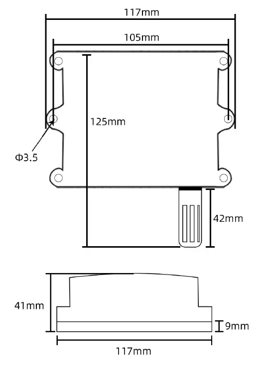SONBUS -SD2110B -Temperature -and -Humidity -Data -Display- fig 1