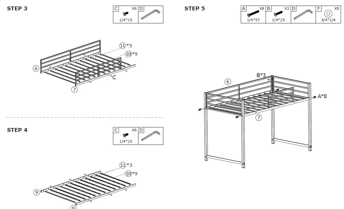 COSTWAY-HW68257-Iron-Bunk-Bed-fig-5