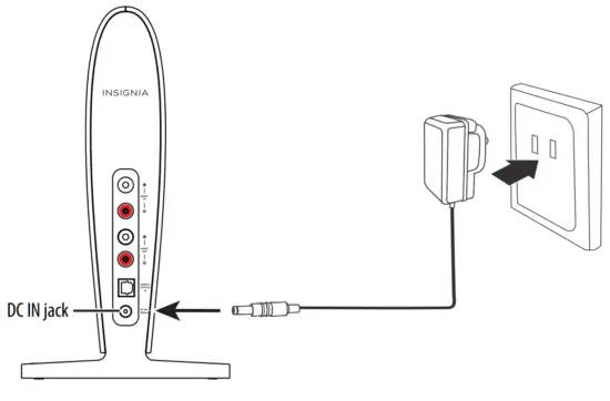 INSIGNIA NS HAWHP2 Digital Wireless Over The Ear Headphones - Powering