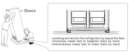 SEIKI SC 269AU8TMW 248l Top Mount Refrigertor - INSTALLATION1