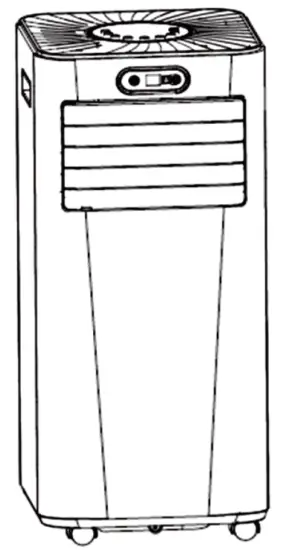 COSTWAY FP10119US Portable Air Conditioner