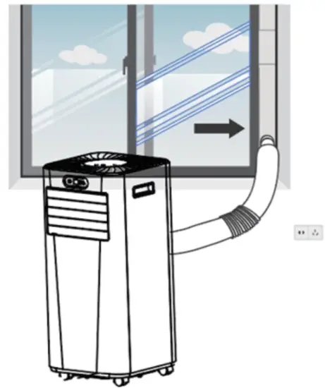 COSTWAY FP10119US Portable Air Conditioner - fig9