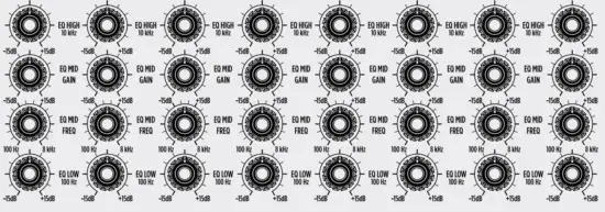 RCF F 16XR Mixing Console - 17