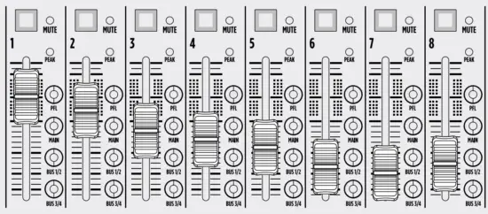RCF F 16XR Mixing Console - 28