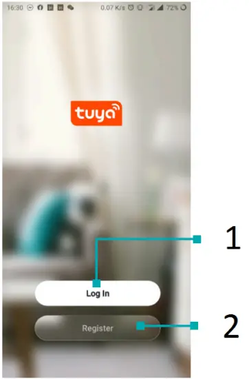 Using TuyaSmart App