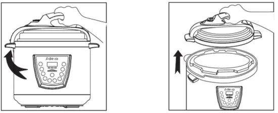 Adexa YBW60-100A10 Electric Pressure Cooker - 7