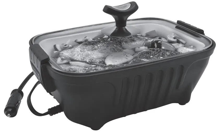ROVIN 12V Portable Lunch Stove with Lid