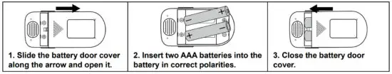 ChoiceMMed MD300C228 Pulse Oximeter - Battery Installation
