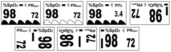 ChoiceMMed MD300C228 Pulse Oximeter - default mode