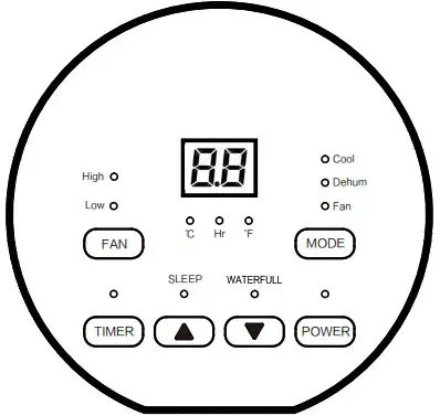 OSLO OSP1 05 Portable Air Conditioner - oparation and settings