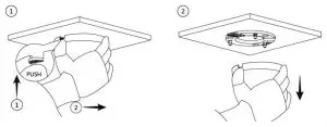 FIG 13 Detaching the Device