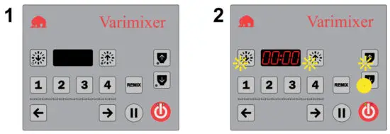 ERGO100 Stainless Steel Varimixer - Control Panel 3