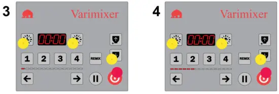 ERGO100 Stainless Steel Varimixer - Control Panel 4