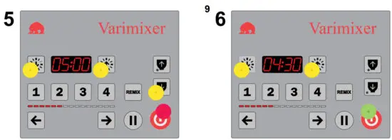 ERGO100 Stainless Steel Varimixer - Control Panel 5