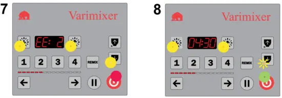 ERGO100 Stainless Steel Varimixer - Control Panel 6