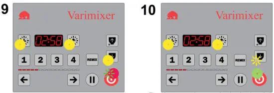 ERGO100 Stainless Steel Varimixer - Control Panel 7