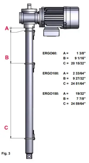 ERGO100 Stainless Steel Varimixer - replace a belt 2