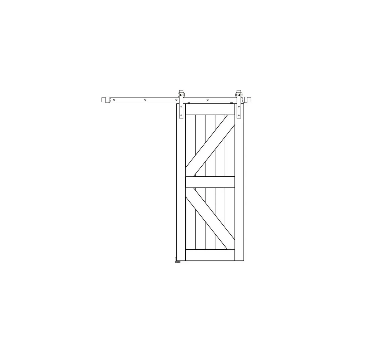 Smart Standard Barn Door Hardware Installation Guide