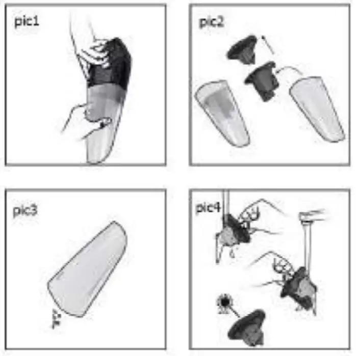 TurboTronic TT X12 Cyclone Handheld Vacuum Cleaner - fig1