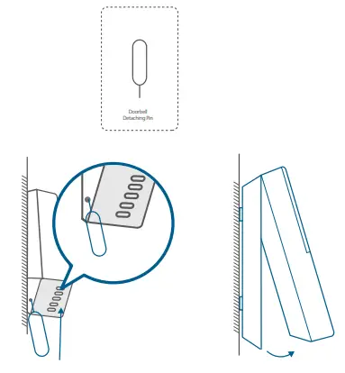 Doorbell Detaching Pin