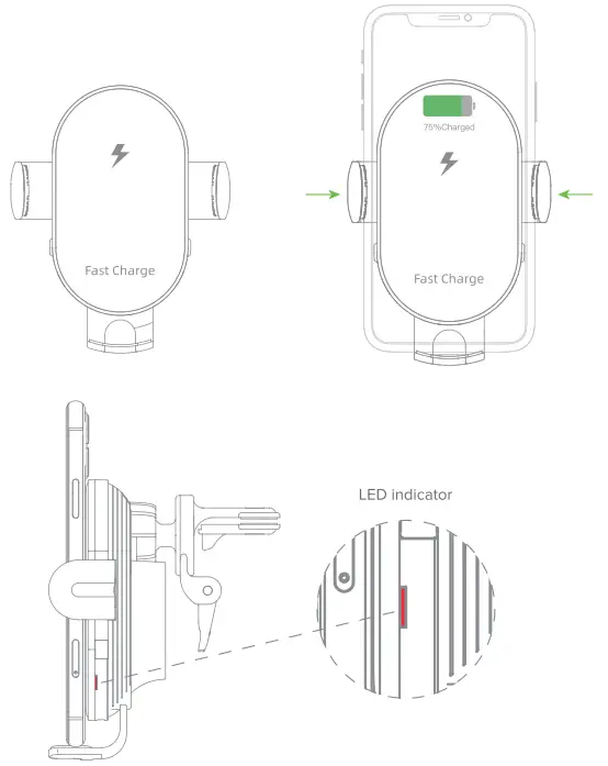 Place your mobile device