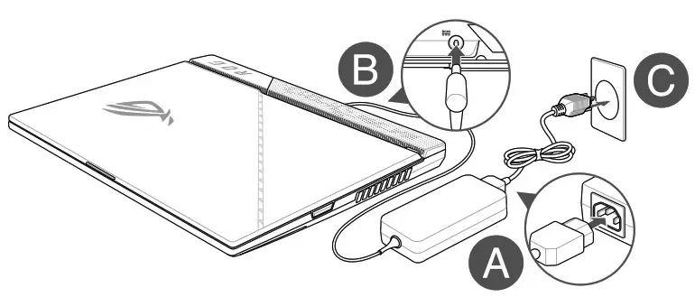 ASUS E18764 Portable Laptop - Getting started