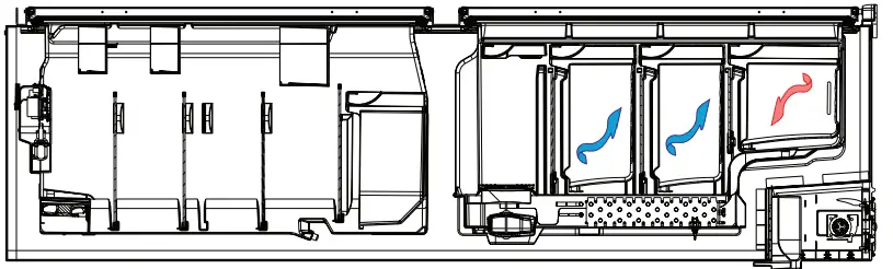 MontPellier MFF185DW 183cm Frost Free Fridge Freezer - 7