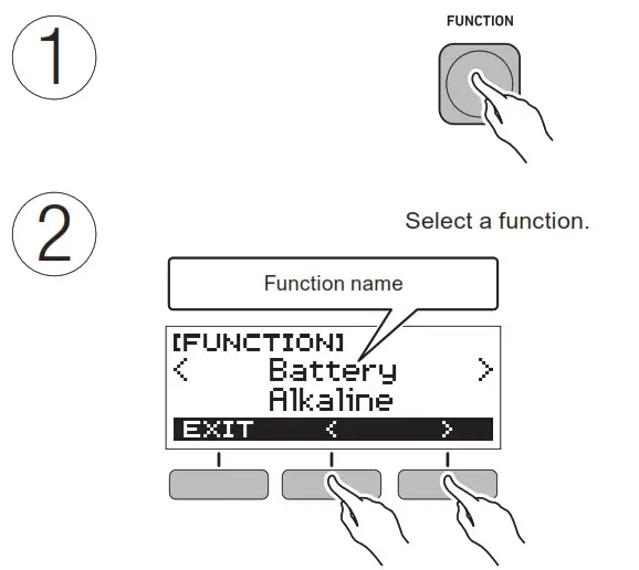 LK-S250 Casiotone - Configuring