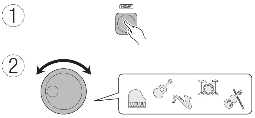 LK-S250 Casiotone - Selecting a Tone