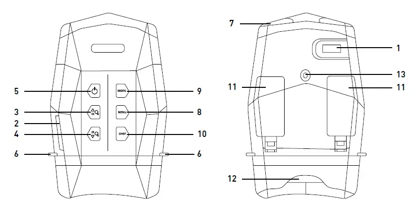 levenhuk Halo 13x Plus Digital Night Vision Binoculars 1