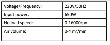 BORMANN-PRO-BPB7000-Electric-Hand-Blower-650W-fig-5