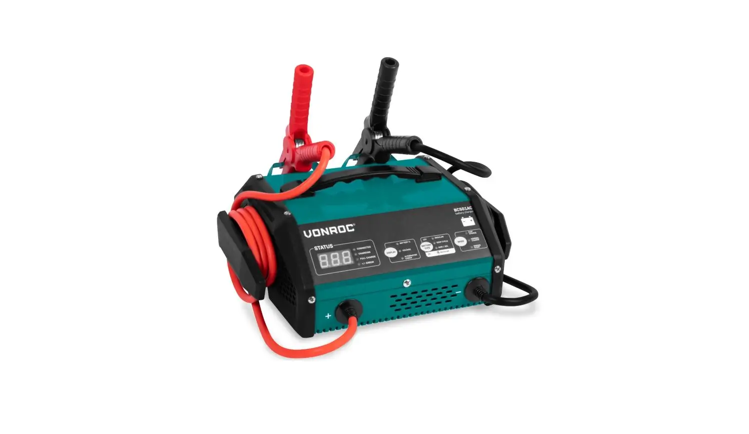 Vonroc Bc501ac Battery Charger 15a With Jump Start Function User Manual