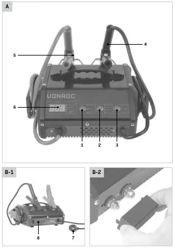 vonroc-BC501AC-BATTERY-CHARGER-15A-WITH-JUMP-START-FUNCTION-fig-1