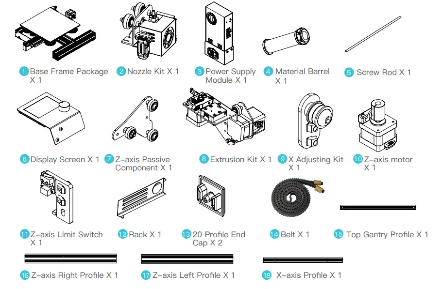 B07D218NX3 Ender-3 E 3D Printer - fig1