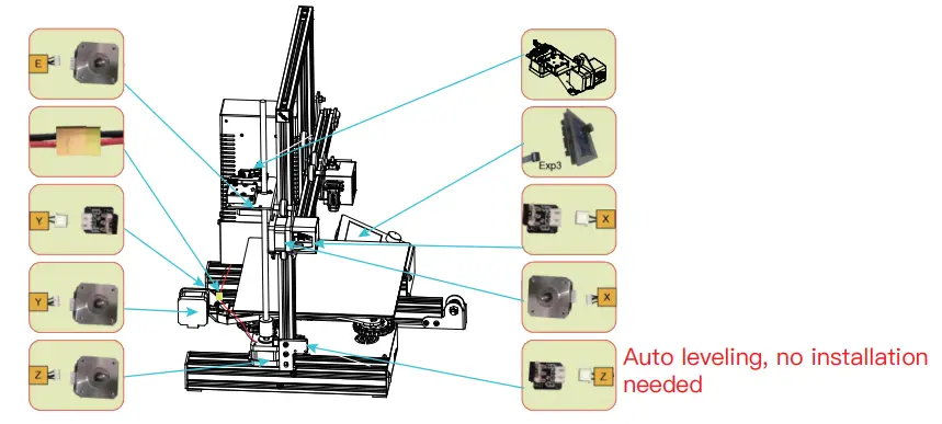 B07D218NX3 Ender-3 E 3D Printer - fig15