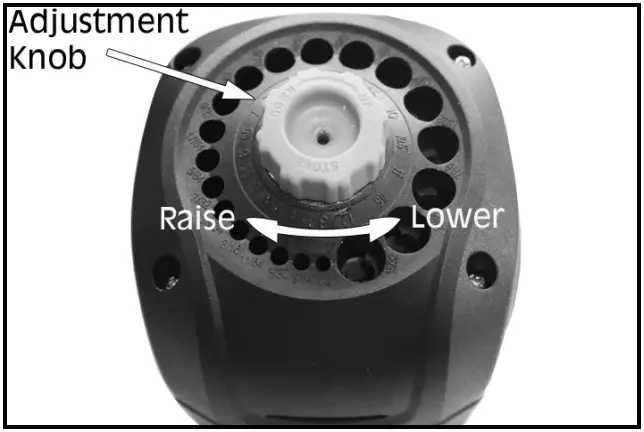 Clarke CBS20 Electric Drill Bit Sharpener - knob
