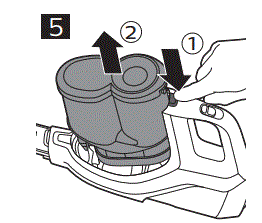 PHILIPS XC8349 01 8000 Series Aqua Plus Cordless Vacuum Cleaner 5