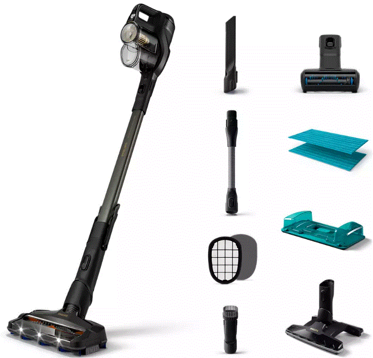 PHILIPS XC8349 01 8000 Series Aqua Plus Cordless Vacuum Cleaner