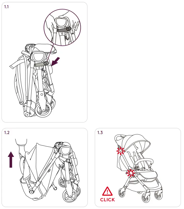 Silver Cross 0403 Clic Silver Stroller