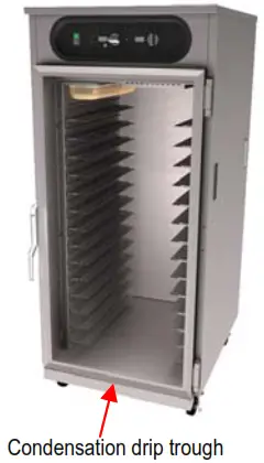 CARTER-HOFFMANN HL10-18 Full Height Insulated Mobile Heated Cabinet - Condensation