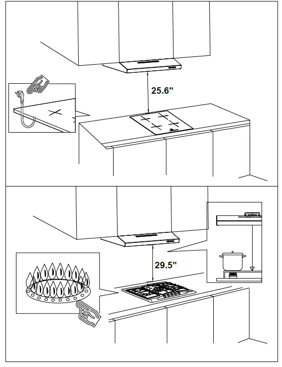 CIARRA CAS75905 30 Inch Under Cabinet Range Hood fig (8)