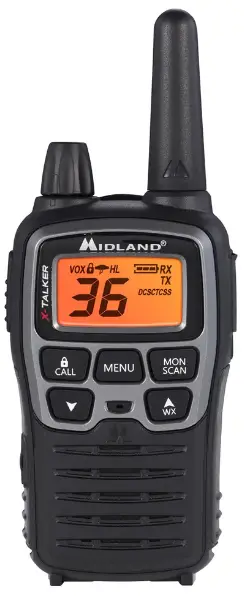 Midland T77VP5 X-TALKER 36 Channel FRS Two-Way Radio-PRODUCT